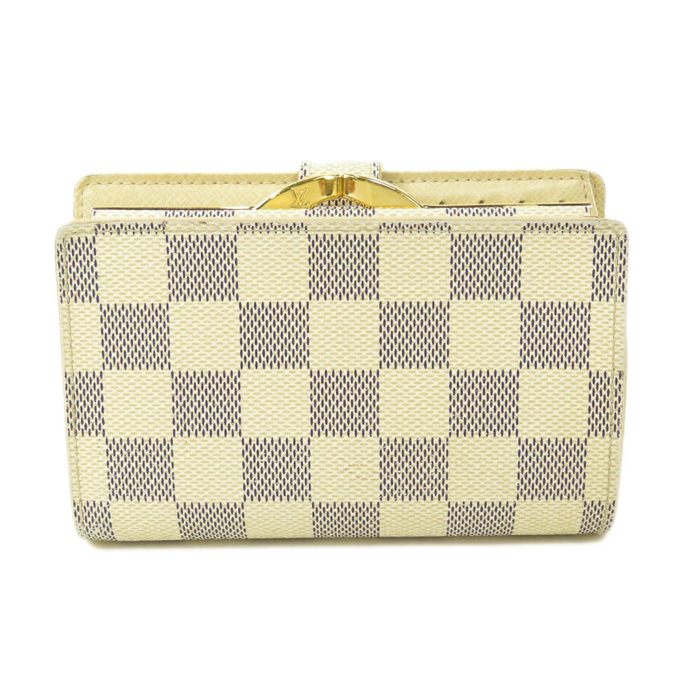 Louis Vuitton Portefeuille Canvas Damier Viennois Wallet Long Brown